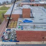Aerial view of the Bartlett Center building