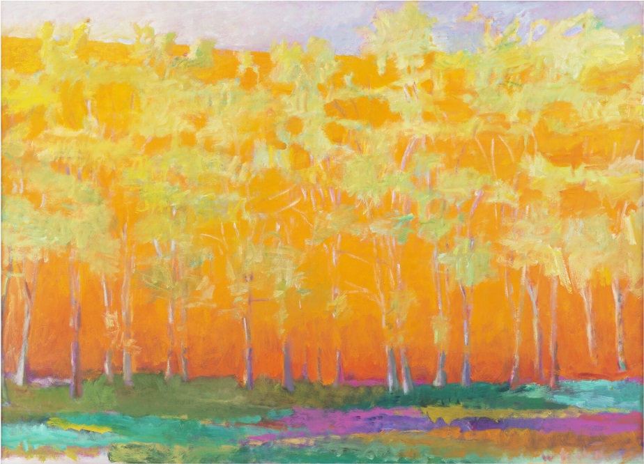 Wolf Kahn Overall Trees