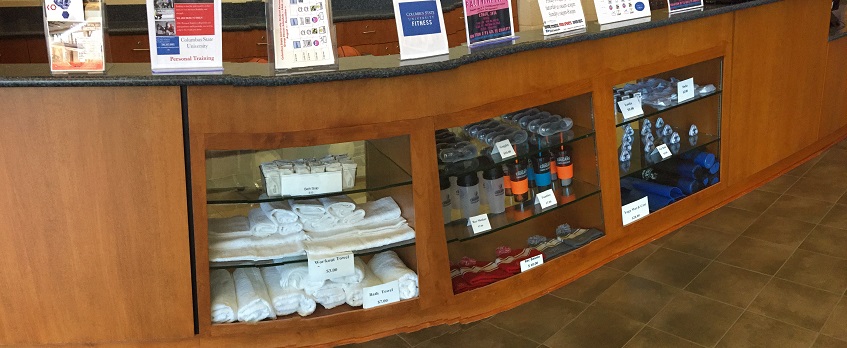 A front view of the rec express pro shop