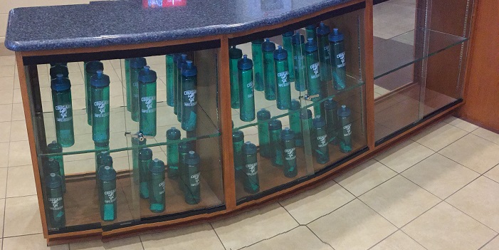 A front view of the rec express pro shop