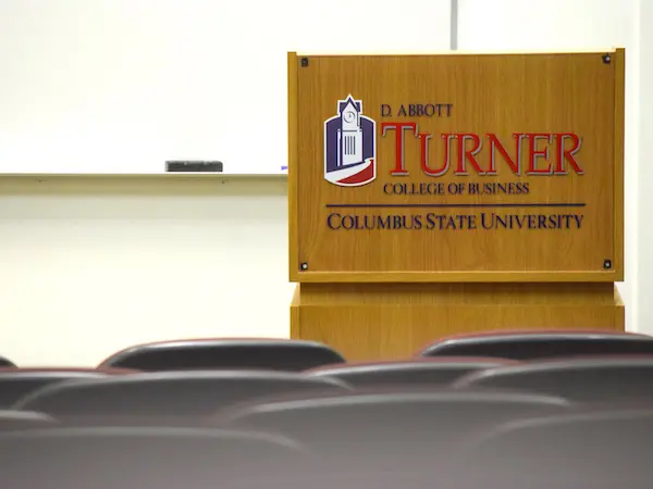 Turner College of Business auditorium