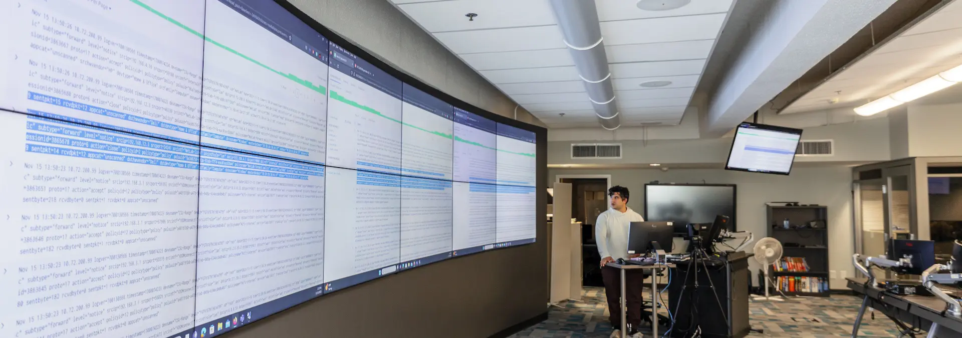 Cybersecurity classroom