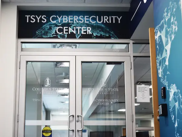 Cybersecurity Center entrance