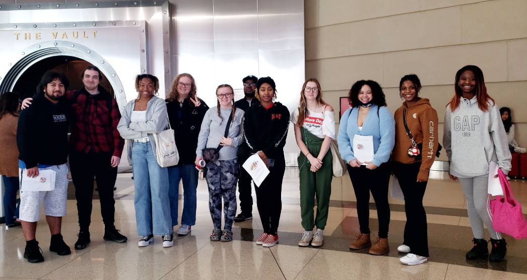 Students at Coca Cola Field Trip