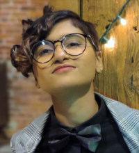 Sonipriya Paul, woman with glasses