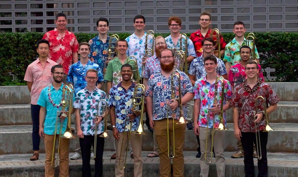 Schwob Trombone group photo