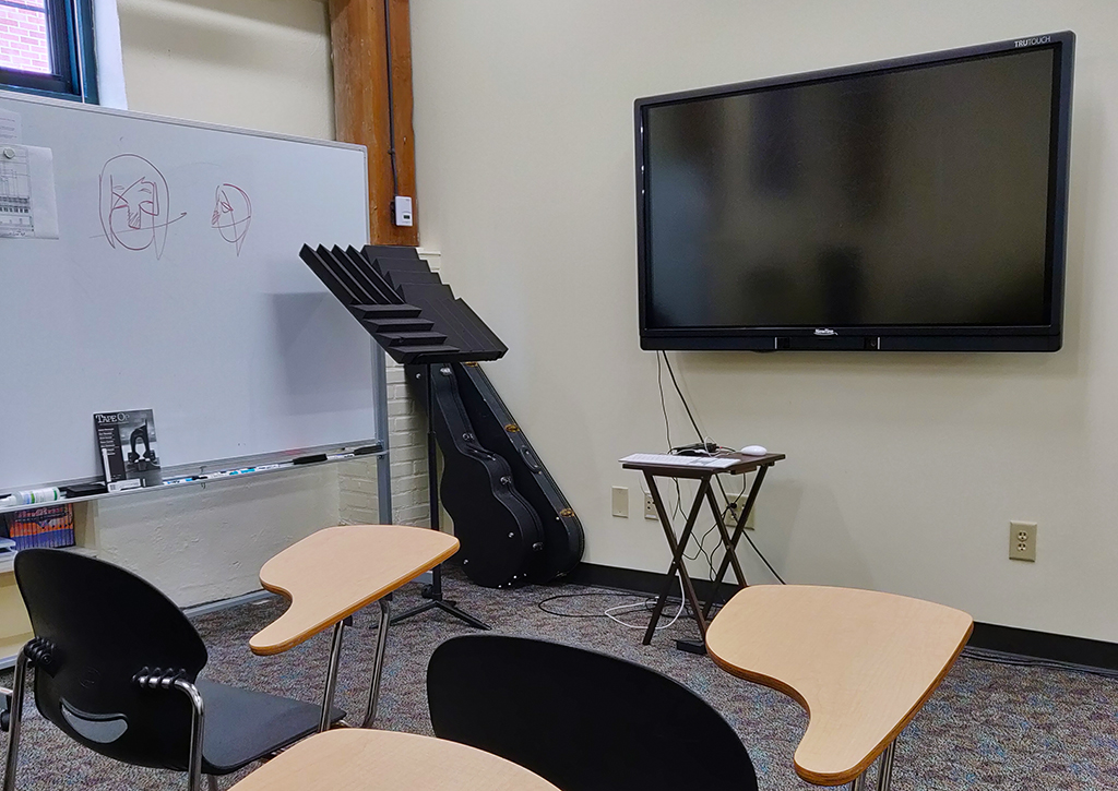 Audio Lab Lecture Screen